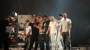 Die Fantastischen Vier & Band beim Heimspiel 2010 Foto: Guido Schwan